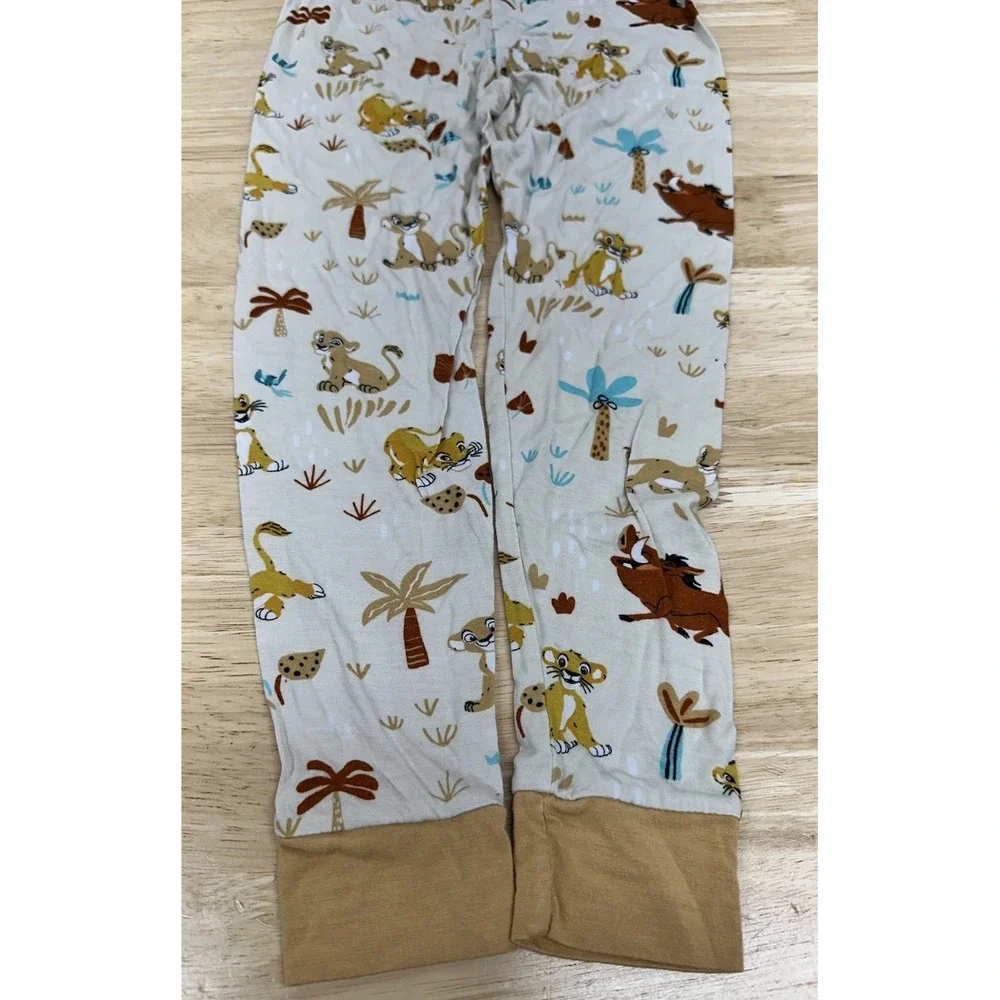Little Sleepies Disney Simba's OG Lion King Pants T-Shirt Set Pajama Size 3T